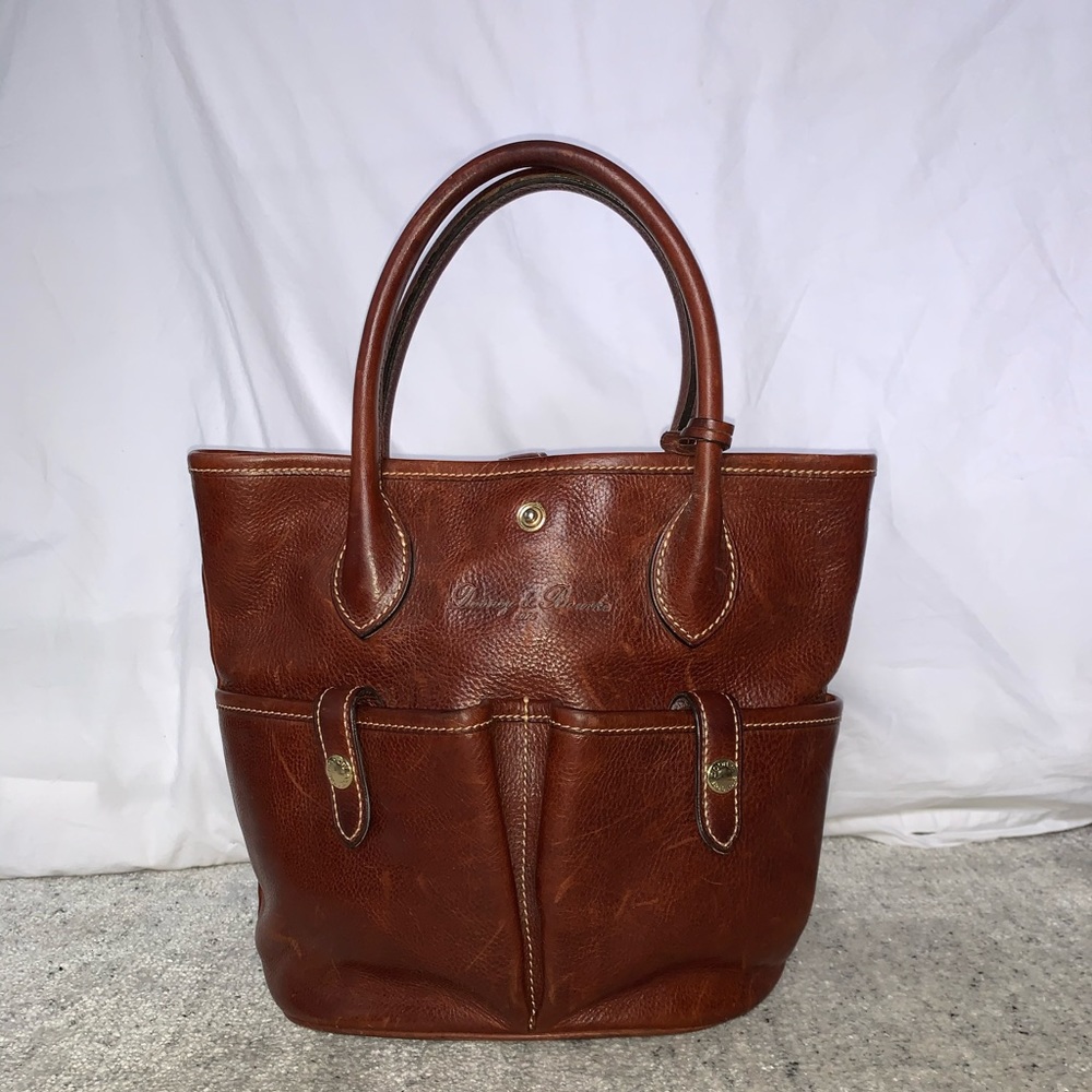 Dooney and Burke brown leather purse